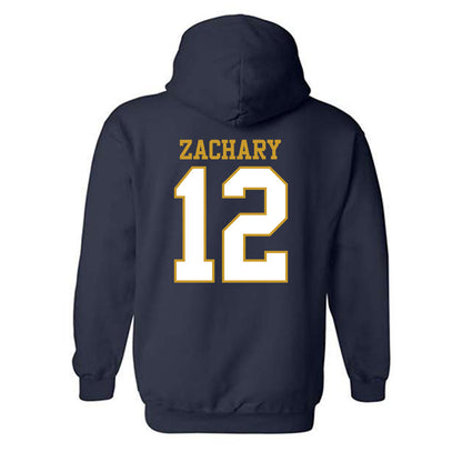 Notre Dame - NCAA Softball : Ava Zachary - Generic Shersey Hooded Sweatshirt-1