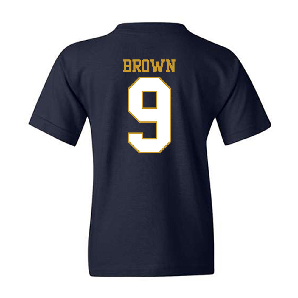 Notre Dame - NCAA Men's Ice Hockey : Cole Brown - Generic Shersey Youth T-Shirt-1