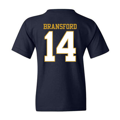 Notre Dame - NCAA Women's Basketball : Kk Bransford - Generic Shersey Youth T-Shirt-1