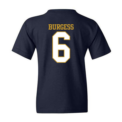 Notre Dame - NCAA Football : Christopher Burgess - Generic Shersey Youth T-Shirt-1