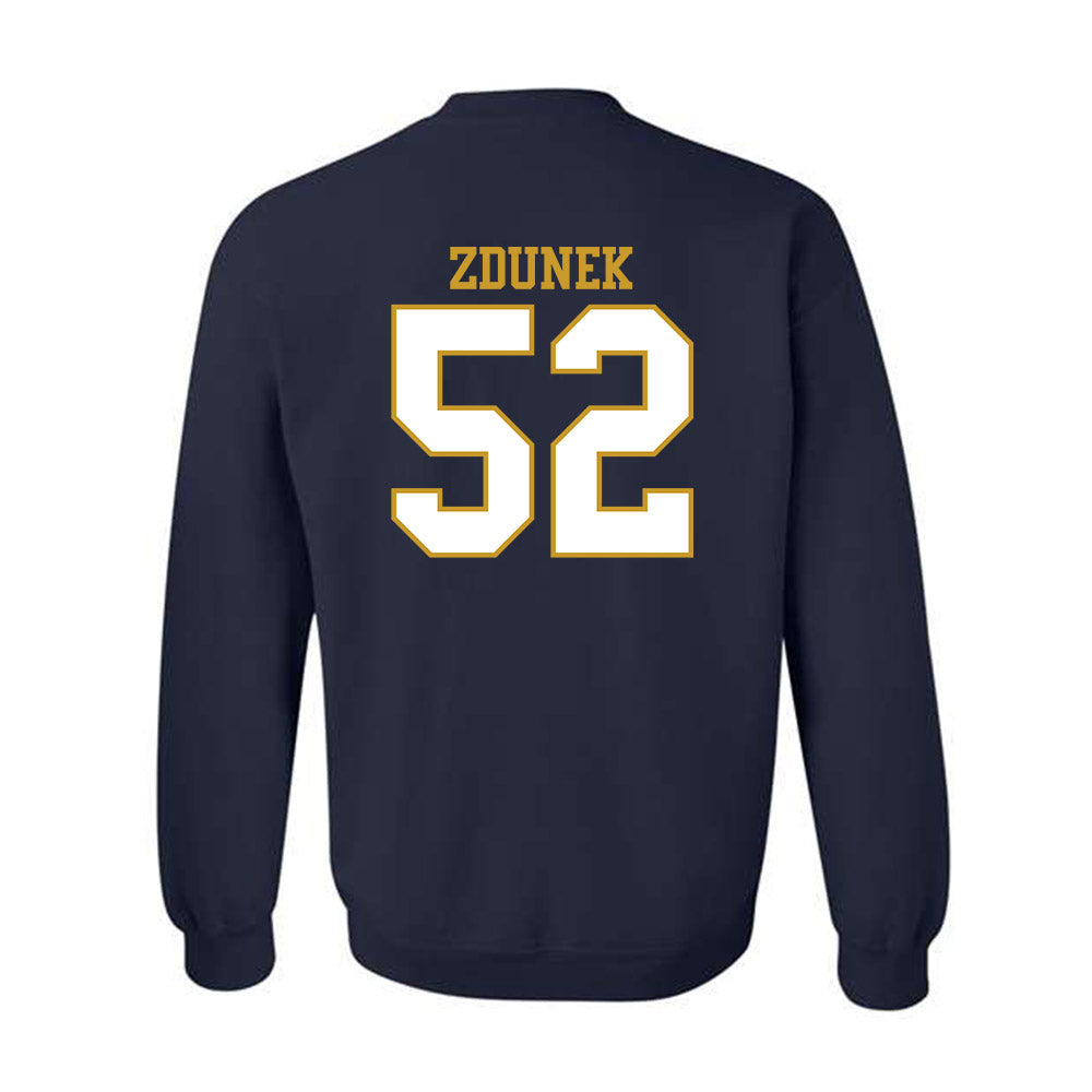 Notre Dame - NCAA Baseball : Eric Zdunek - Generic Shersey Crewneck Sweatshirt-1