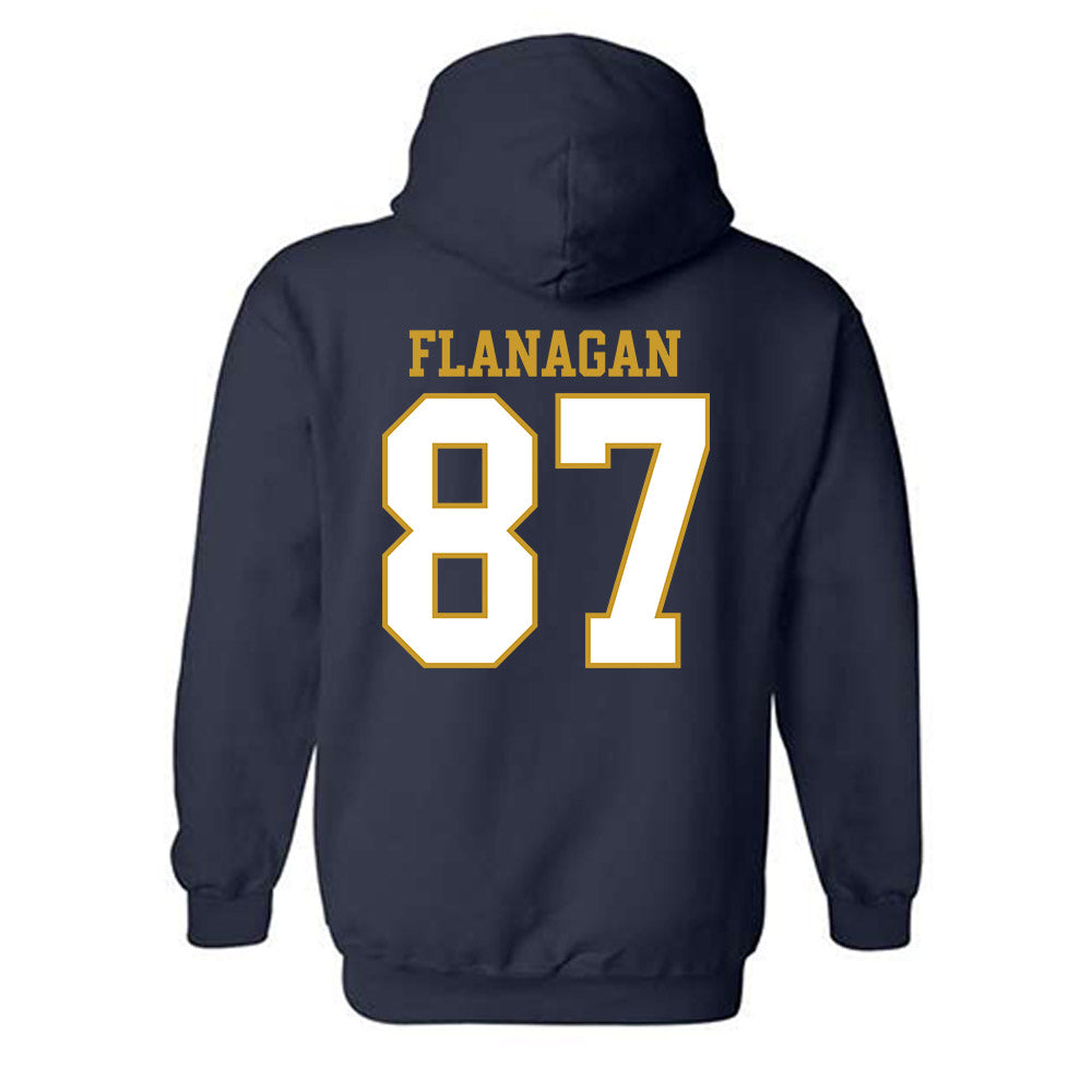 Notre Dame - NCAA Football : Cooper Flanagan - Generic Shersey Hooded Sweatshirt-1
