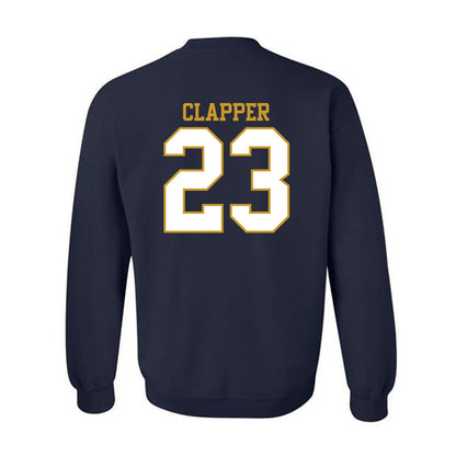 Notre Dame - NCAA Football : Jakobe Clapper - Generic Shersey Crewneck Sweatshirt-1