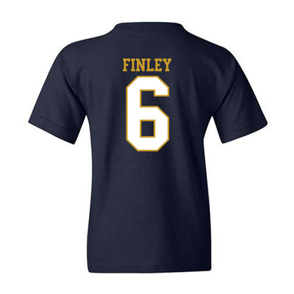 Notre Dame - NCAA Men's Lacrosse : Fisher Finley - Generic Shersey Youth T-Shirt-1