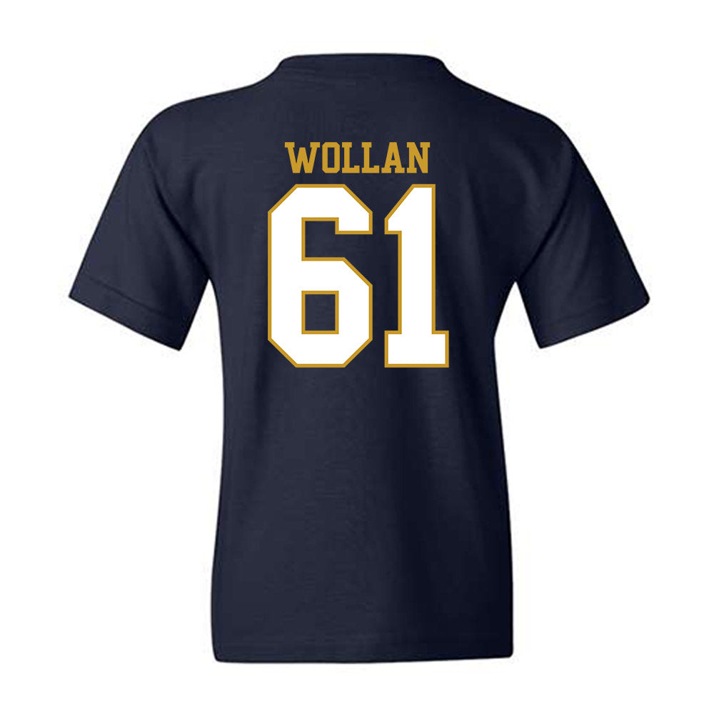 Notre Dame - NCAA Football : Robbie Wollan - Generic Shersey Youth T-Shirt-1