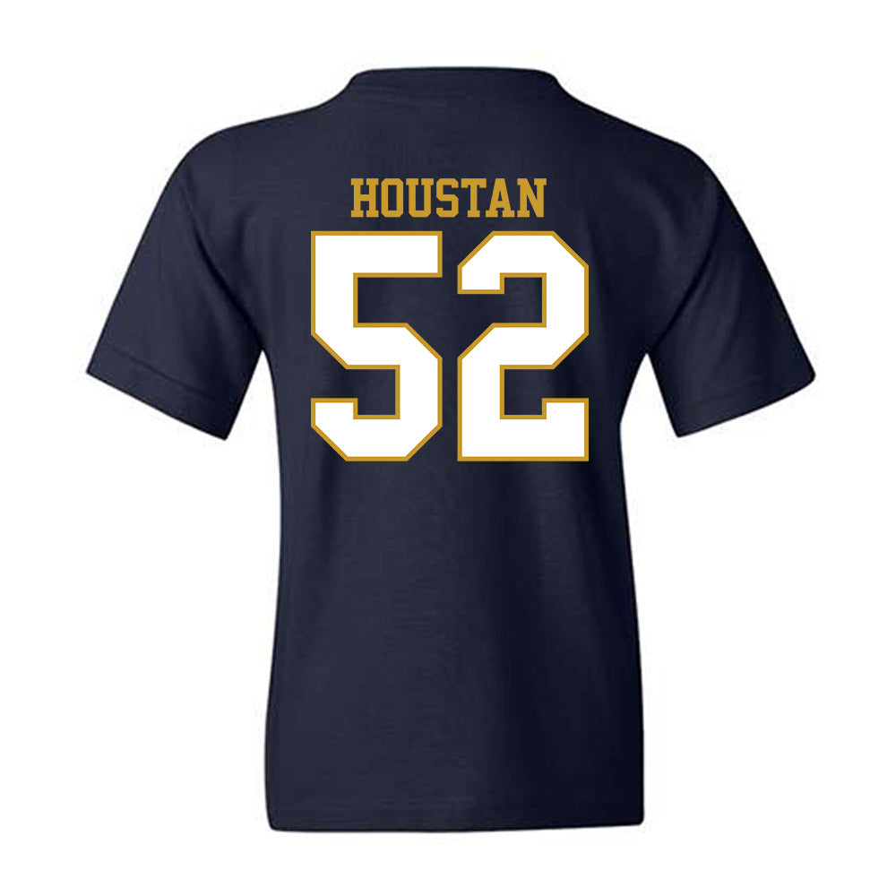 Notre Dame - NCAA Football : Devan Houstan - Generic Shersey Youth T-Shirt-1