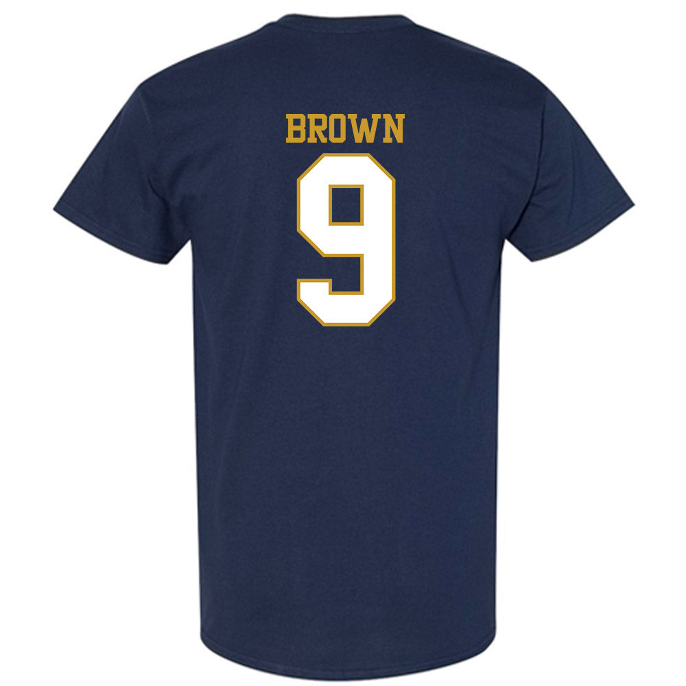 Notre Dame - NCAA Men's Ice Hockey : Cole Brown - Generic Shersey T-Shirt-1