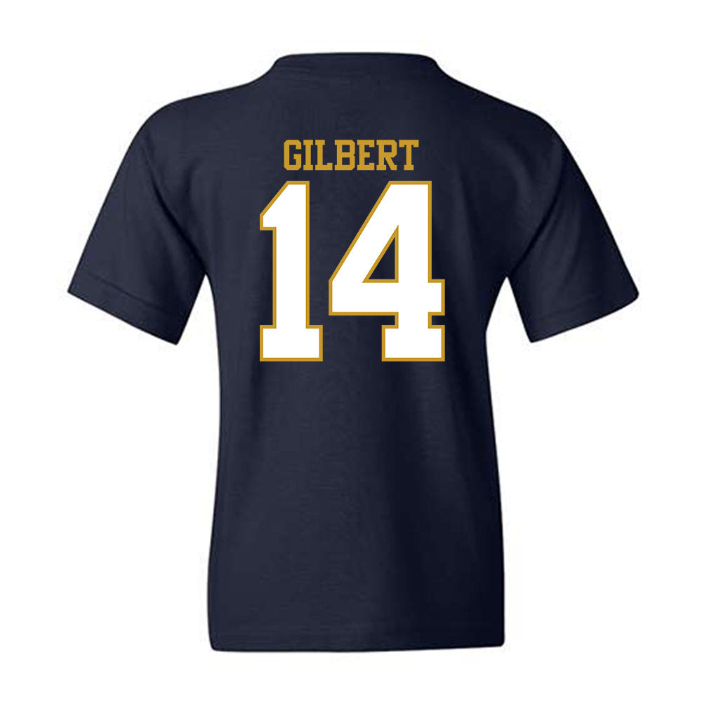 Notre Dame - NCAA Football : Micah Gilbert - Generic Shersey Youth T-Shirt-1