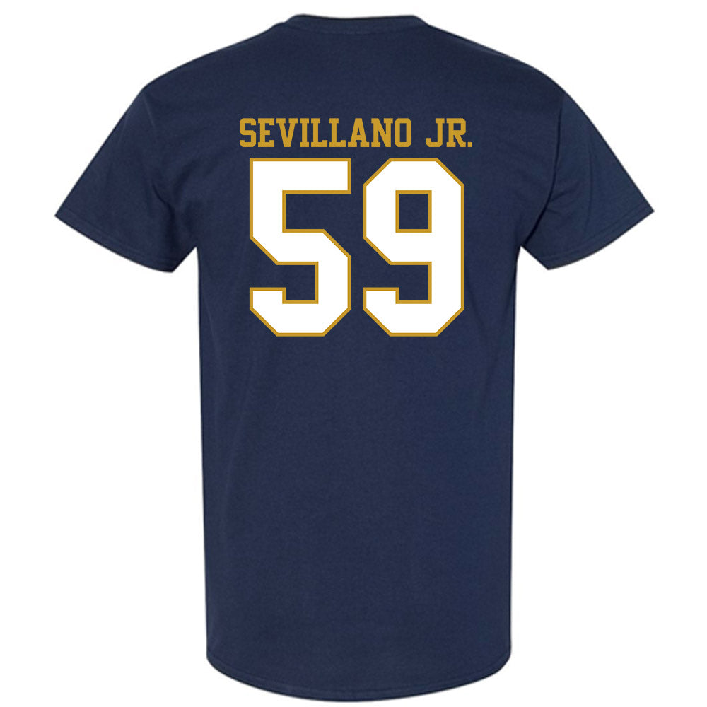 Notre Dame - NCAA Football : Sean Sevillano Jr. - Generic Shersey T-Shirt-1
