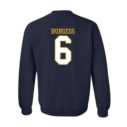 Notre Dame - NCAA Football : Christopher Burgess - Generic Shersey Crewneck Sweatshirt-1