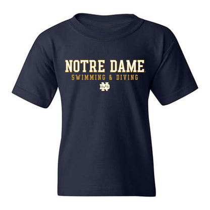 Notre Dame - NCAA Men's Swimming & Diving : Matthew Wong - Generic Shersey Youth T-Shirt-0