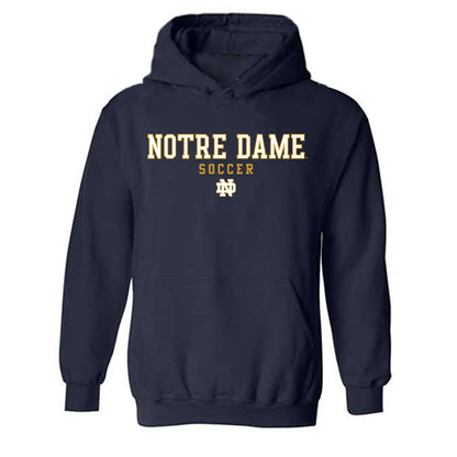 Notre Dame - NCAA Men's Soccer : Vlad Walent - Generic Shersey Hooded Sweatshirt-0