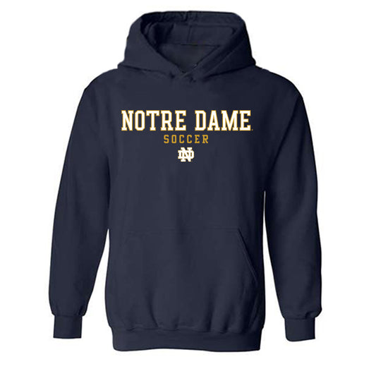 Notre Dame - NCAA Men's Soccer : Maverick McCoy - Generic Shersey Hooded Sweatshirt-0