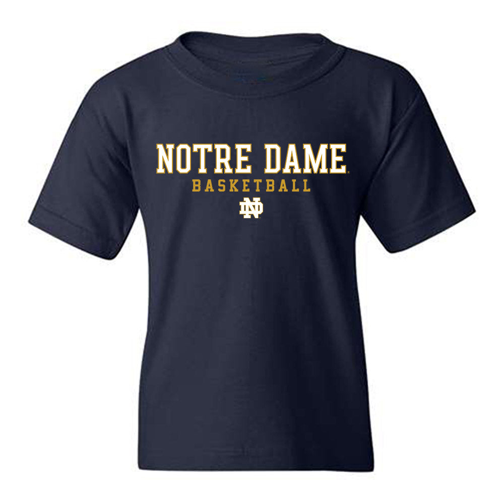 Notre Dame - NCAA Men's Basketball : Jacob Burow - Generic Shersey Youth T-Shirt-0