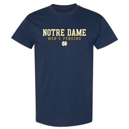 Notre Dame - NCAA Men's Fencing : Ethan Augustine - Generic Shersey T-Shirt