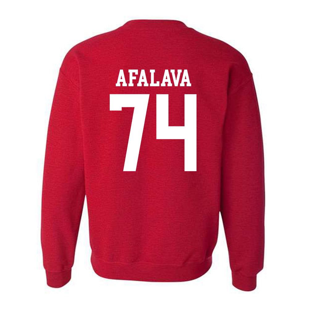 Oklahoma - NCAA Football : Darius Afalava - Classic Shersey Crewneck Sweatshirt-1