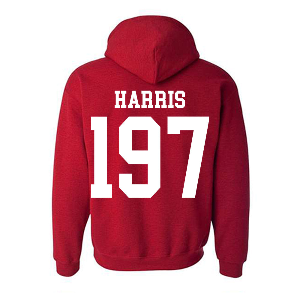 Oklahoma - NCAA Wrestling : Anthony Harris - Classic Shersey Hooded Sweatshirt-1