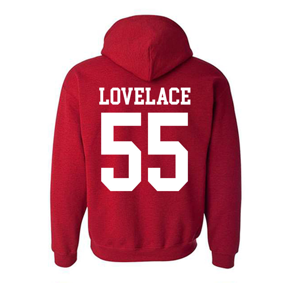 Oklahoma - NCAA Men's Basketball : Reid Lovelace - Classic Shersey Hooded Sweatshirt-1