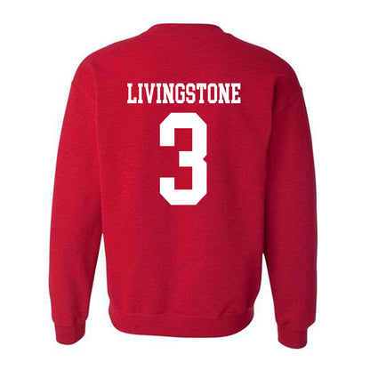 Oklahoma - NCAA Football : Parker Livingstone - Classic Shersey Crewneck Sweatshirt-1