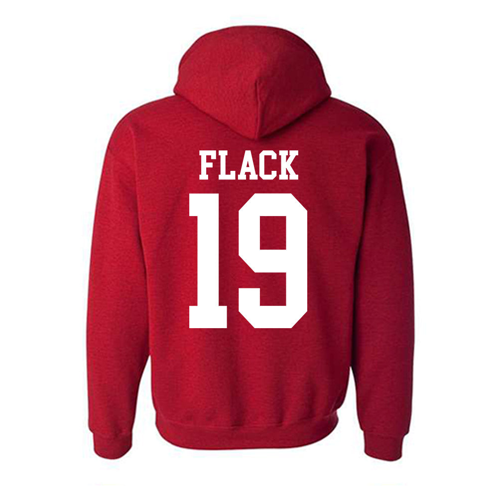 Oklahoma - NCAA Women's Volleyball : Alyssa Flack - Classic Shersey Hooded Sweatshirt-1