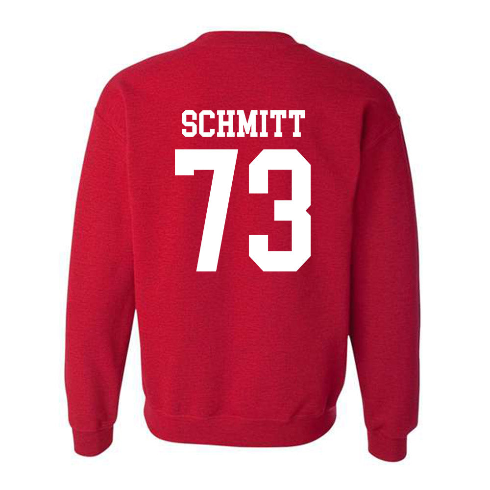 Oklahoma - NCAA Football : Deacon Schmitt - Classic Shersey Crewneck Sweatshirt-1