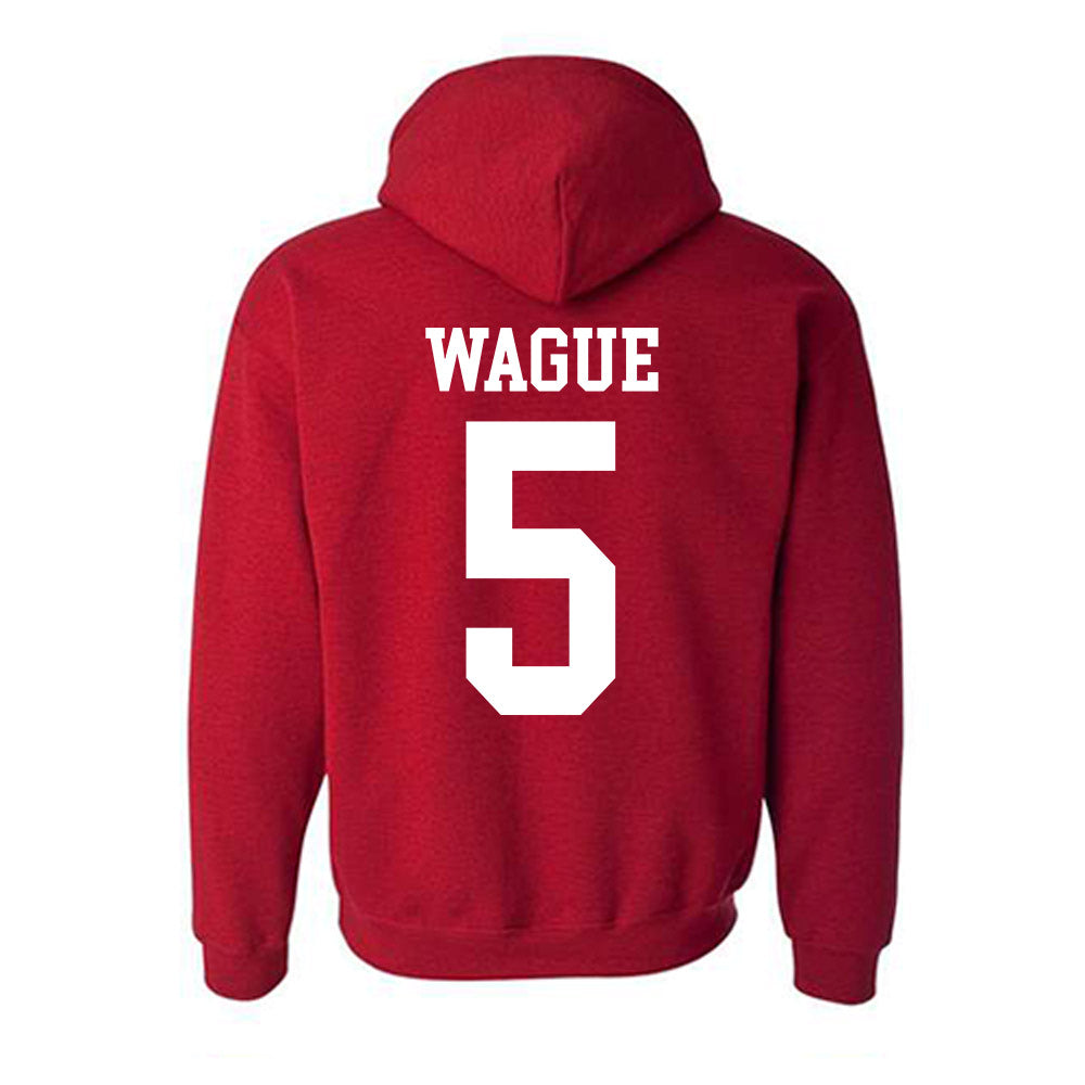 Oklahoma - NCAA Men's Basketball : Mohamed Wague - Classic Shersey Hooded Sweatshirt-1