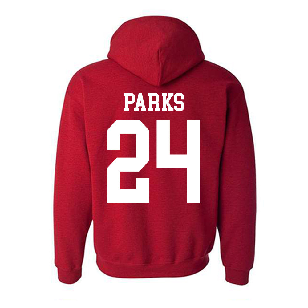 Oklahoma - NCAA Women's Basketball : Keeley Parks - Classic Shersey Hooded Sweatshirt-1