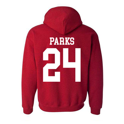 Oklahoma - NCAA Women's Basketball : Keeley Parks - Classic Shersey Hooded Sweatshirt-1