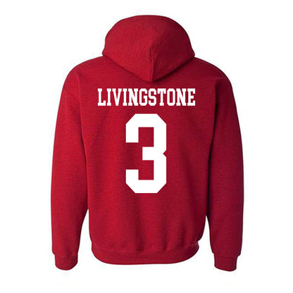 Oklahoma - NCAA Football : Parker Livingstone - Classic Shersey Hooded Sweatshirt-1