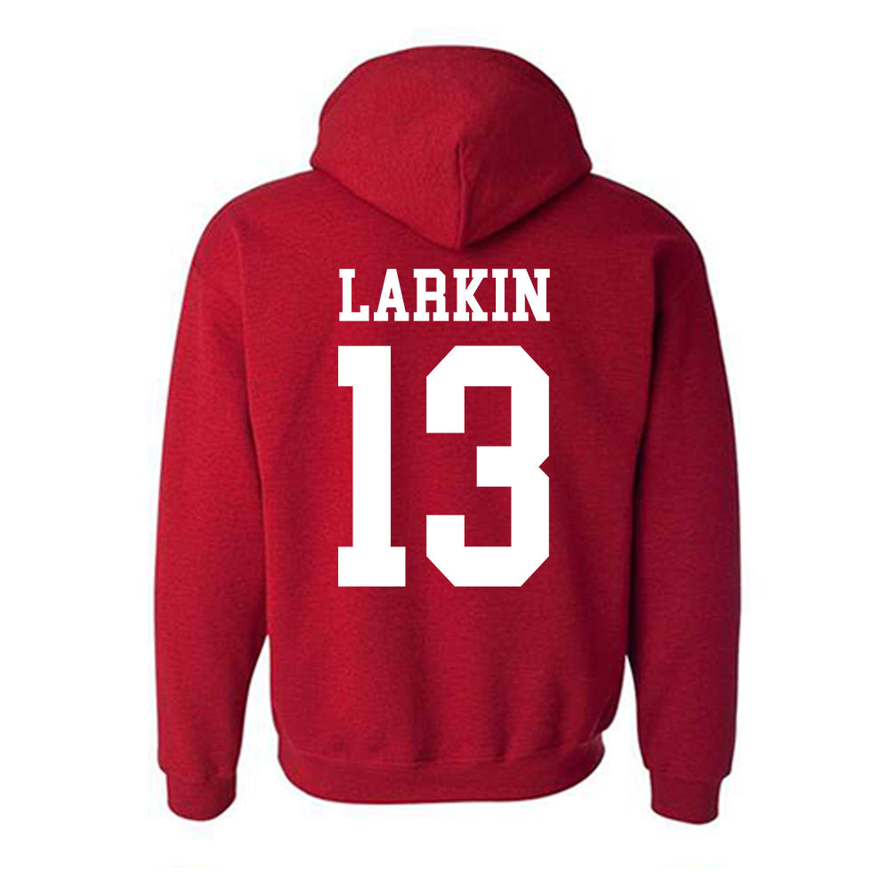 Oklahoma - NCAA Baseball : Connor Larkin - Classic Shersey Hooded Sweatshirt-1