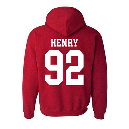 Oklahoma - NCAA Football : Jacob Henry - Classic Shersey Hooded Sweatshirt-1