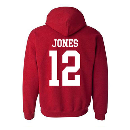Oklahoma - NCAA Men's Basketball : Jadon Jones - Classic Shersey Hooded Sweatshirt-1