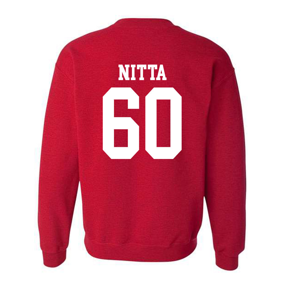 Oklahoma - NCAA Football : Caleb Nitta - Classic Shersey Crewneck Sweatshirt-1