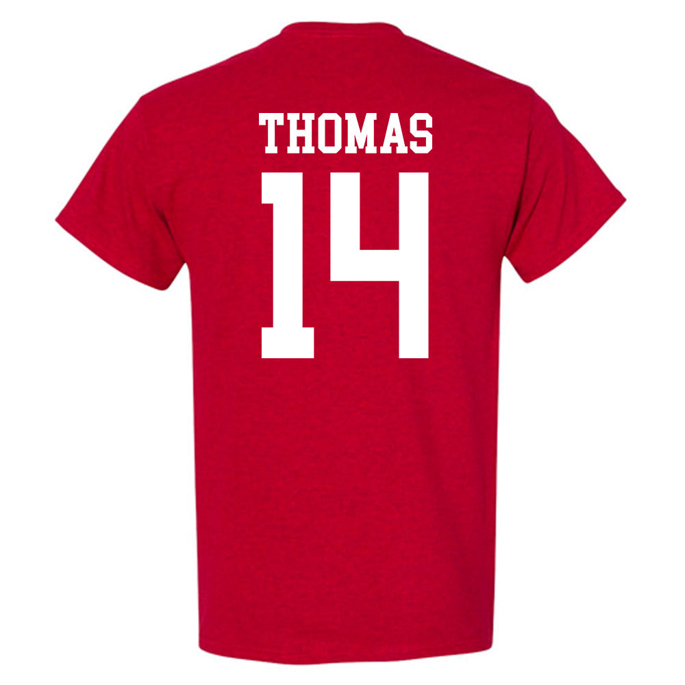 Oklahoma - NCAA Football : Elijah Thomas - Classic Shersey T-Shirt-1