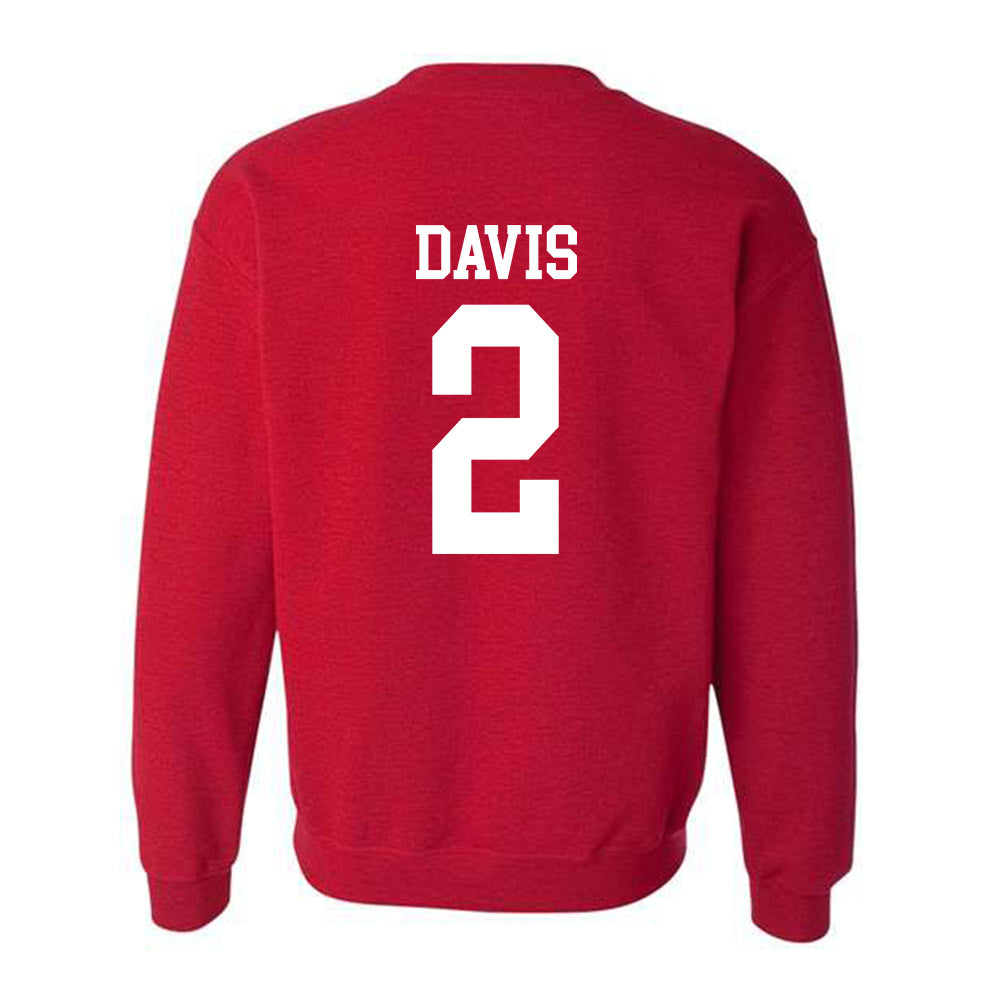 Oklahoma - NCAA Baseball : Myles Davis - Classic Shersey Crewneck Sweatshirt-1
