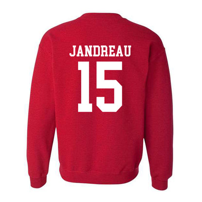 Oklahoma - NCAA Football : Beau Jandreau - Classic Shersey Crewneck Sweatshirt-1