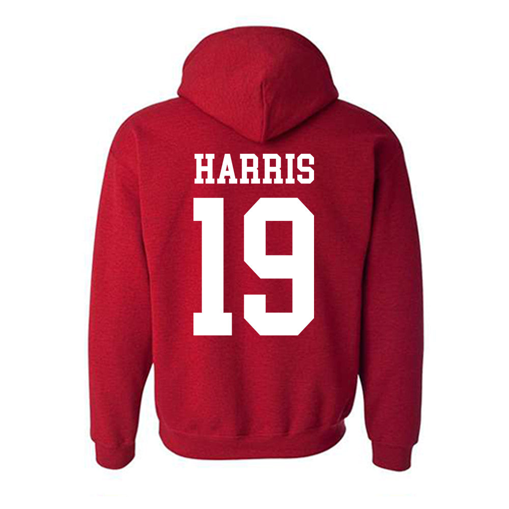 Oklahoma - NCAA Football : Brian Harris - Classic Shersey Hooded Sweatshirt-1