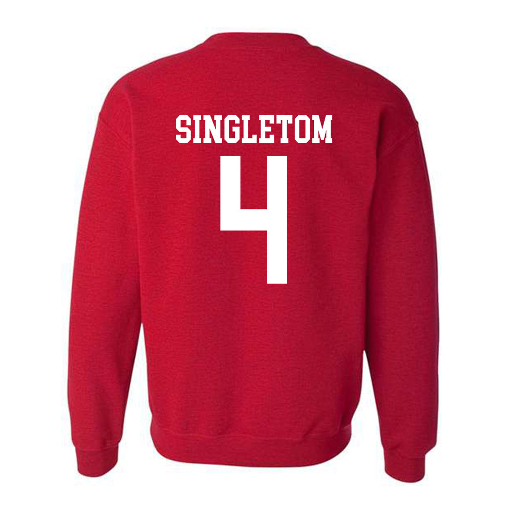 Oklahoma - NCAA Women's Volleyball : Kinsley Singleton - Classic Shersey Crewneck Sweatshirt-1
