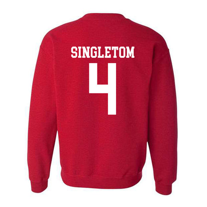 Oklahoma - NCAA Women's Volleyball : Kinsley Singleton - Classic Shersey Crewneck Sweatshirt-1