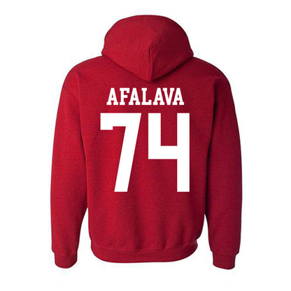 Oklahoma - NCAA Football : Darius Afalava - Classic Shersey Hooded Sweatshirt-1