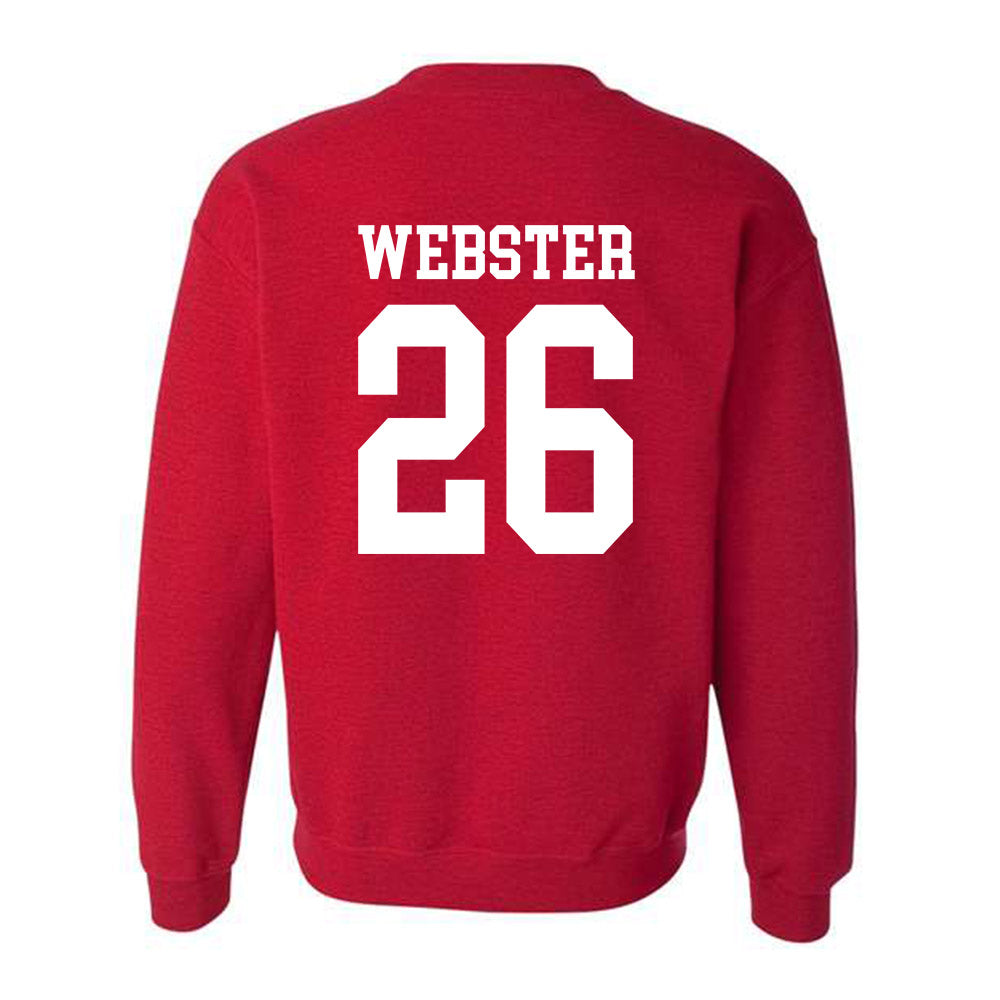 Oklahoma - NCAA Football : eLGee Webster - Classic Shersey Crewneck Sweatshirt-1