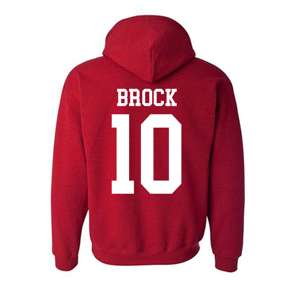 Oklahoma - NCAA Baseball : Brendan Brock - Classic Shersey Hooded Sweatshirt-1