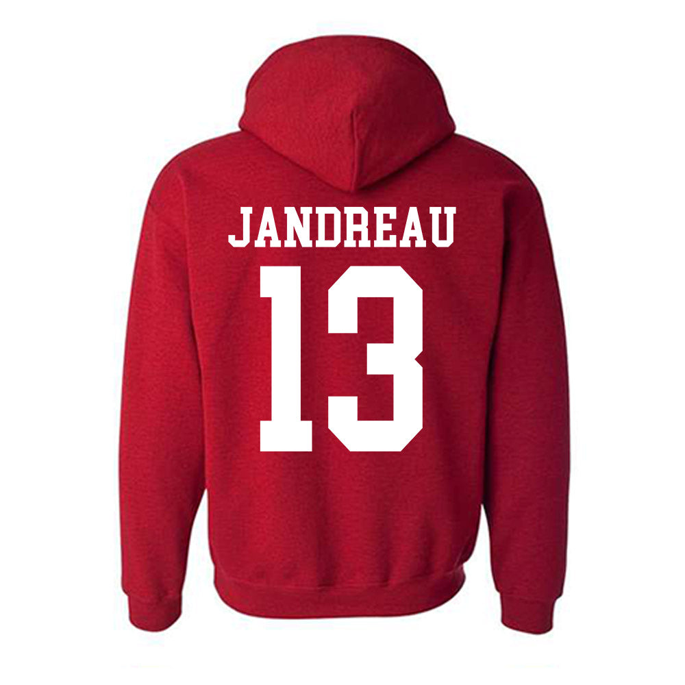 Oklahoma - NCAA Football : Niko Jandreau - Classic Shersey Hooded Sweatshirt-1