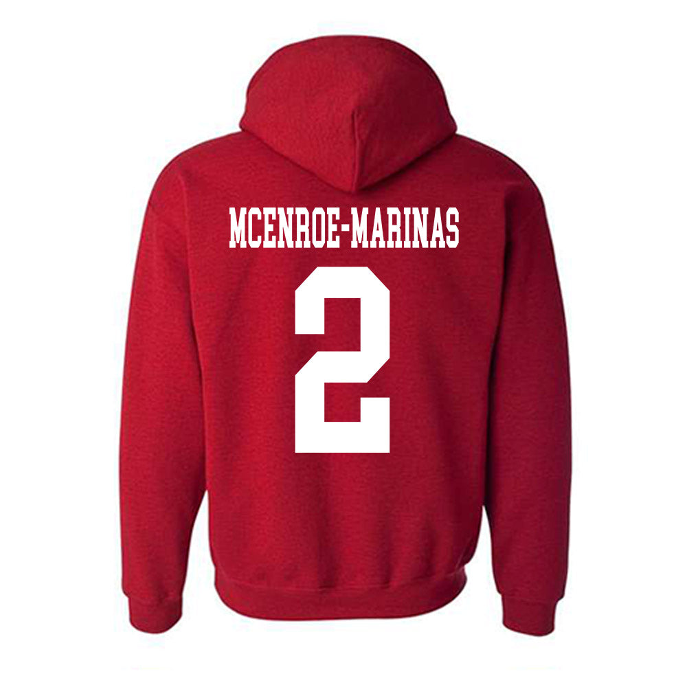 Oklahoma - NCAA Softball : Nelly McEnroe-Marinas - Classic Shersey Hooded Sweatshirt-1