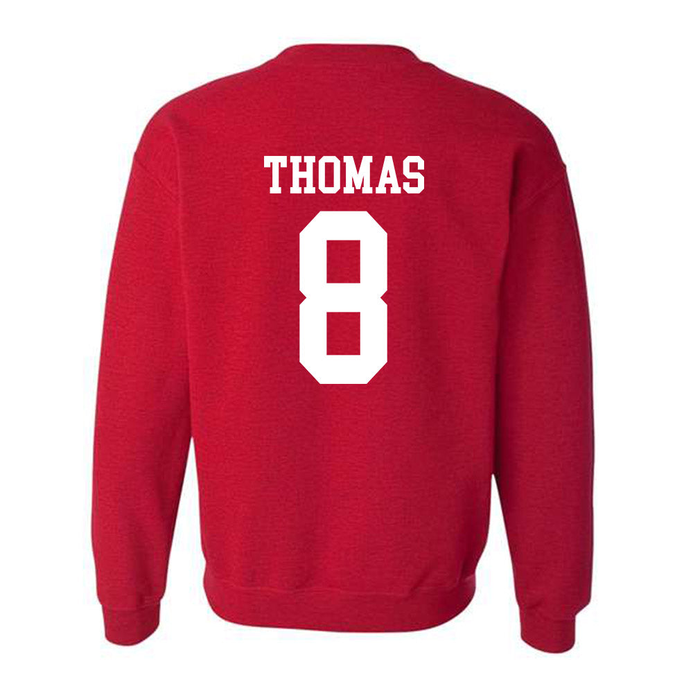 Oklahoma - NCAA Football : Bishop Thomas - Classic Shersey Crewneck Sweatshirt-1