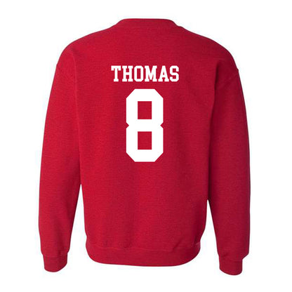 Oklahoma - NCAA Football : Bishop Thomas - Classic Shersey Crewneck Sweatshirt-1