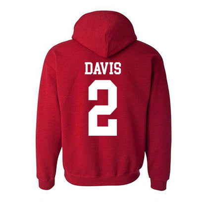 Oklahoma - NCAA Baseball : Myles Davis - Classic Shersey Hooded Sweatshirt-1