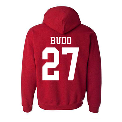 Oklahoma - NCAA Football : Trace Rudd - Classic Shersey Hooded Sweatshirt-1