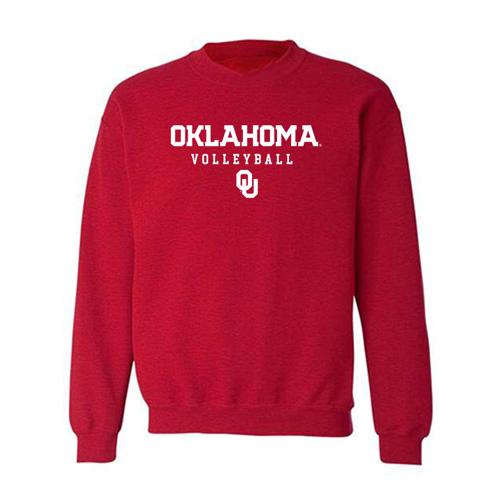 Oklahoma - NCAA Women's Volleyball : Kinsley Singleton - Classic Shersey Crewneck Sweatshirt-0