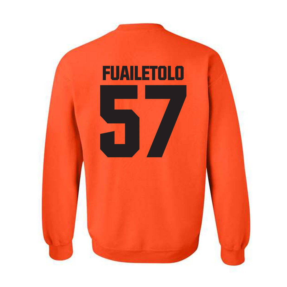 Oklahoma State - NCAA Football : Simona Fuailetolo - Classic Shersey Crewneck Sweatshirt-1